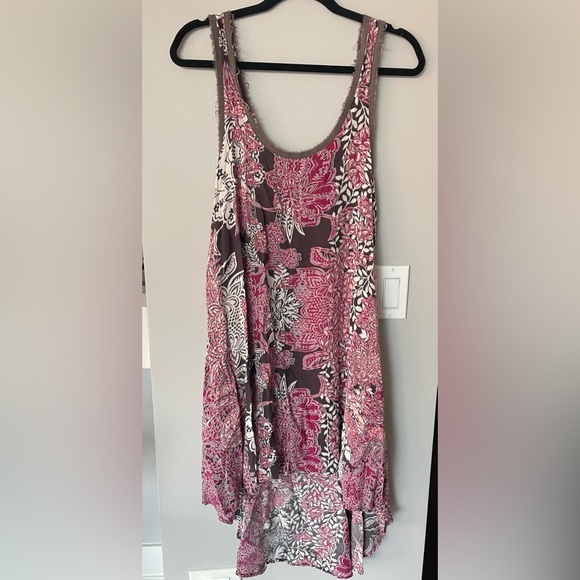 Free People High Low Flowy Printed Midi Dress - Picture 3 of 6